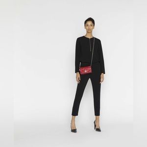 Stella McCartney | Arlesa Front Zip Top in Black Size 36 S Small